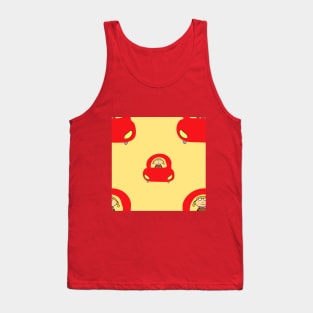 Background design pattern, driver, car, transport, travel, Tank Top